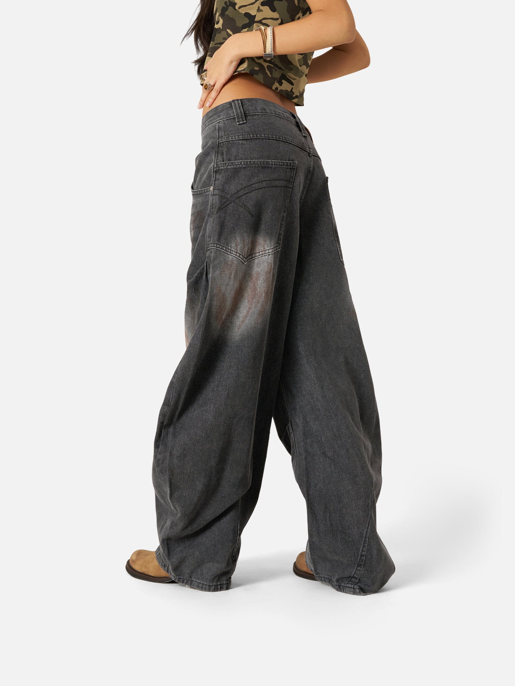 Aelfric Eden Vintage Super Baaggy Barrel Jeans - Image 6