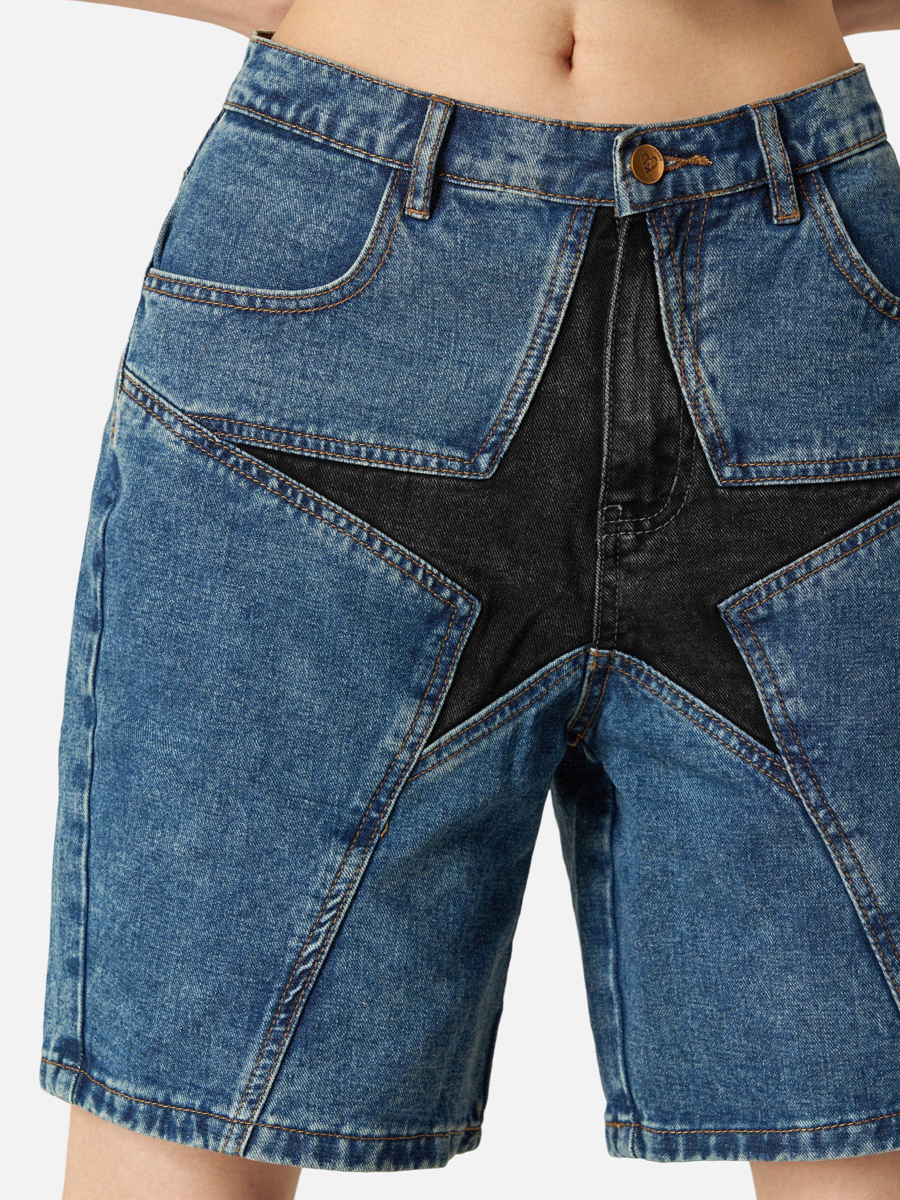 Aelfric Eden Star Patchwork Jorts - Image 12