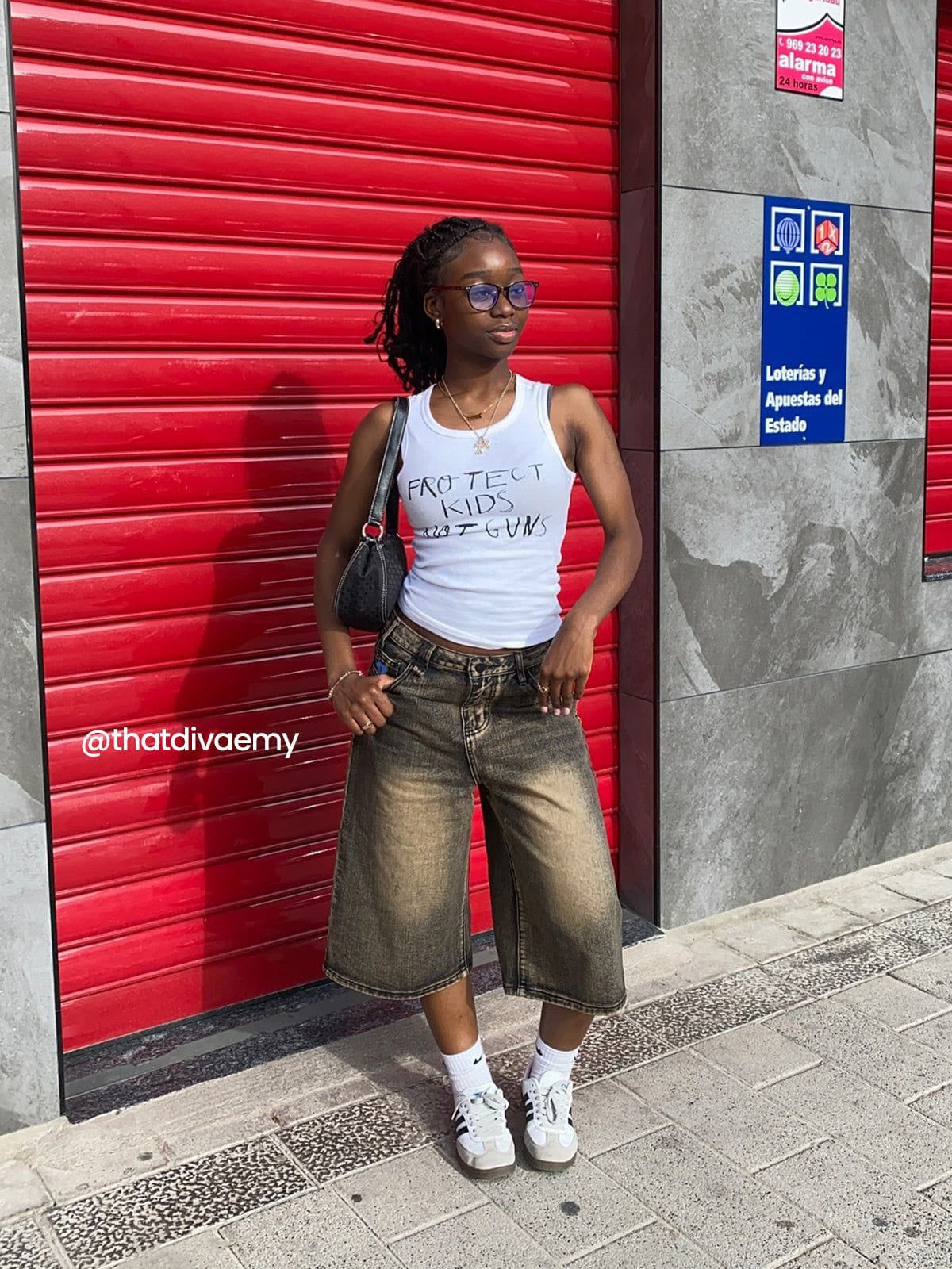 Aelfric Eden Vintage Washed Longline Jorts - Image 5