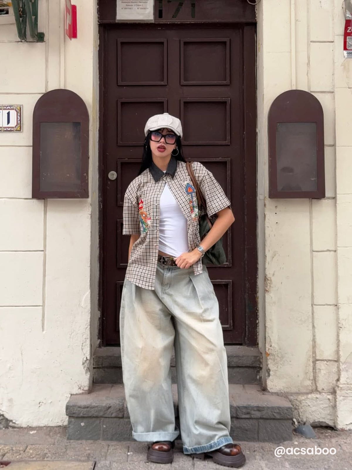 Aelfric Eden Pleated Baaggy Jeans - Image 5