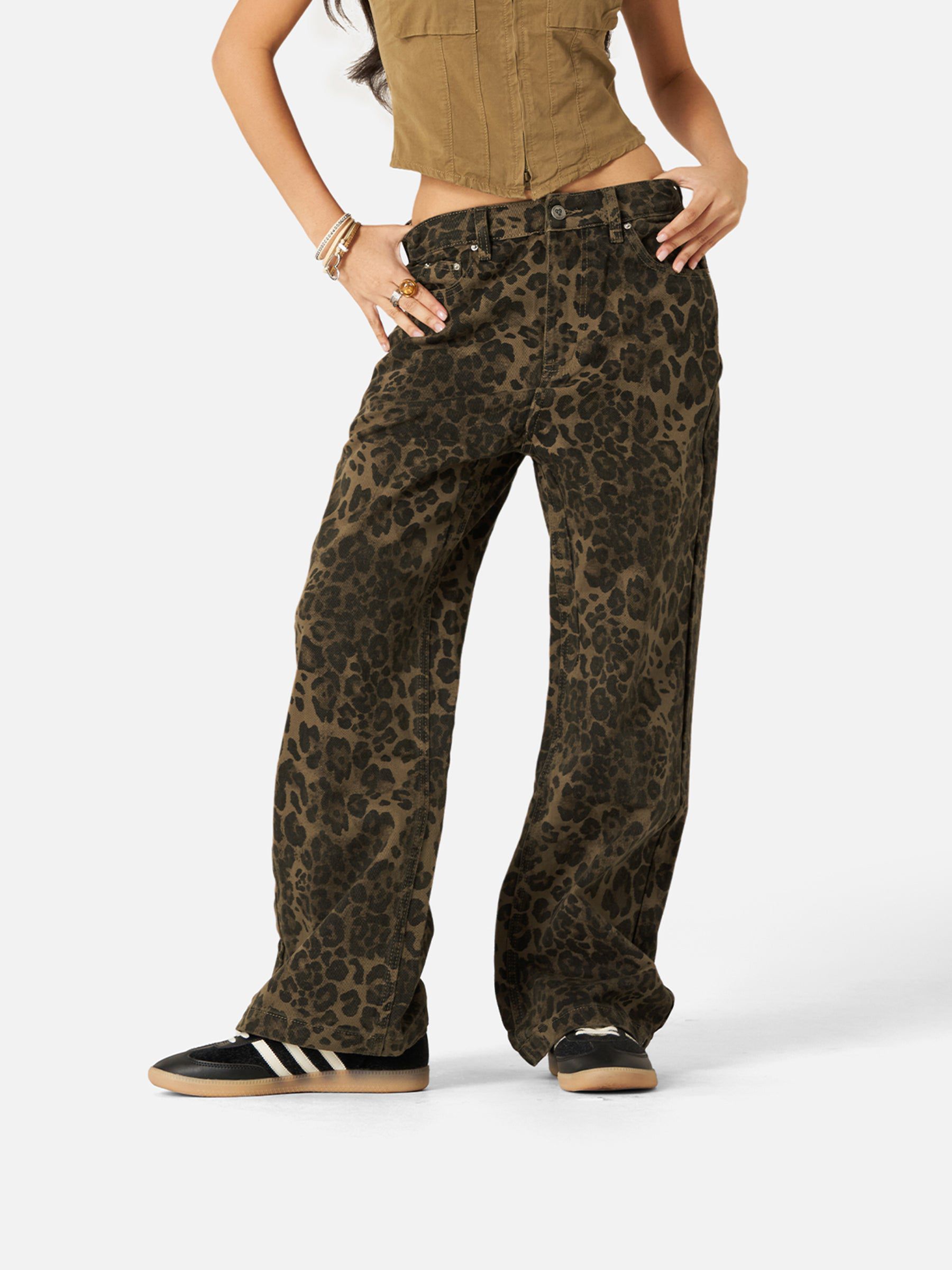Aelfric Eden Leopard Jeans - Image 3
