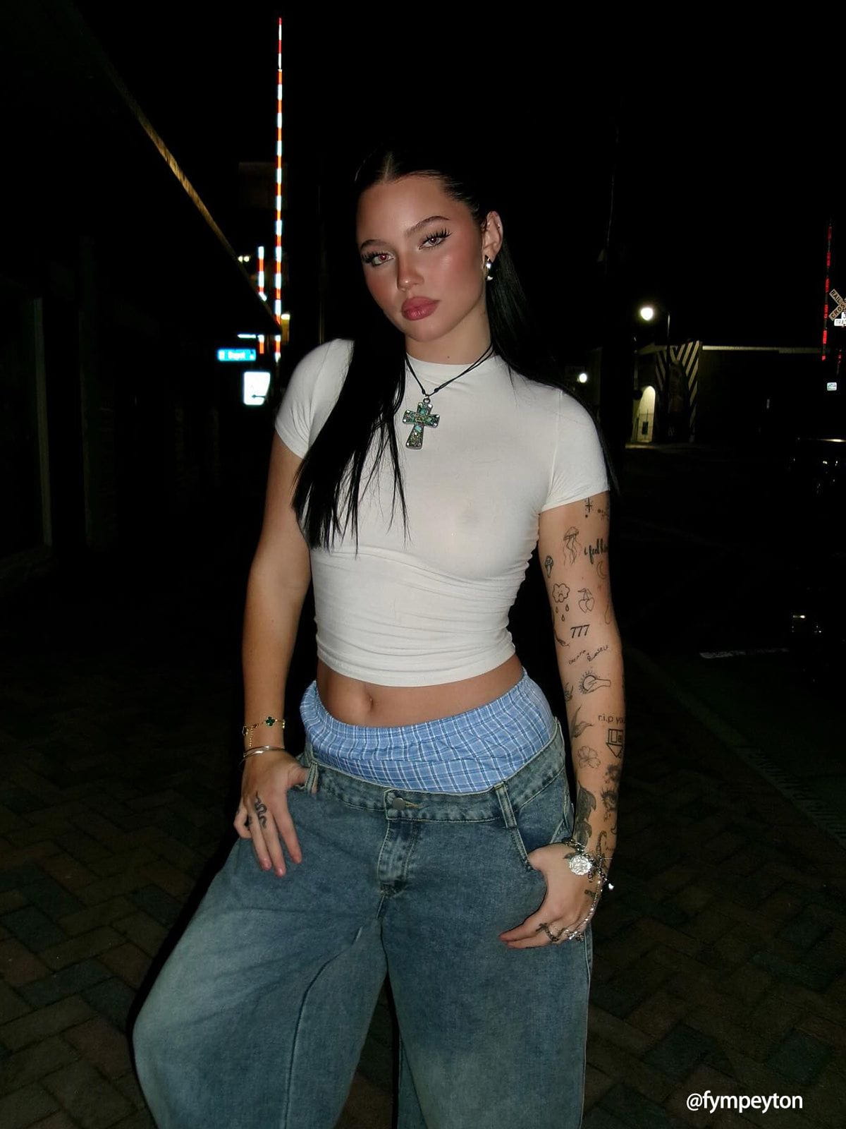 Aelfric Eden Double Waist Baaggy Jeans - Image 11