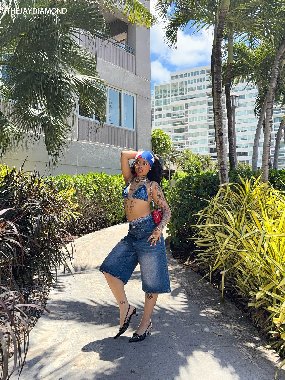 Aelfric Eden Double Waist Longline Jorts - Image 5