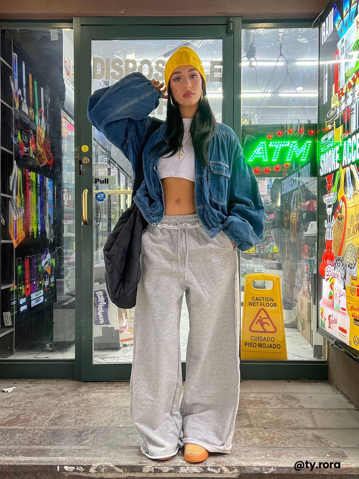 Aelfric Eden Deconstruct Embroidery Sweatpants - Image 5