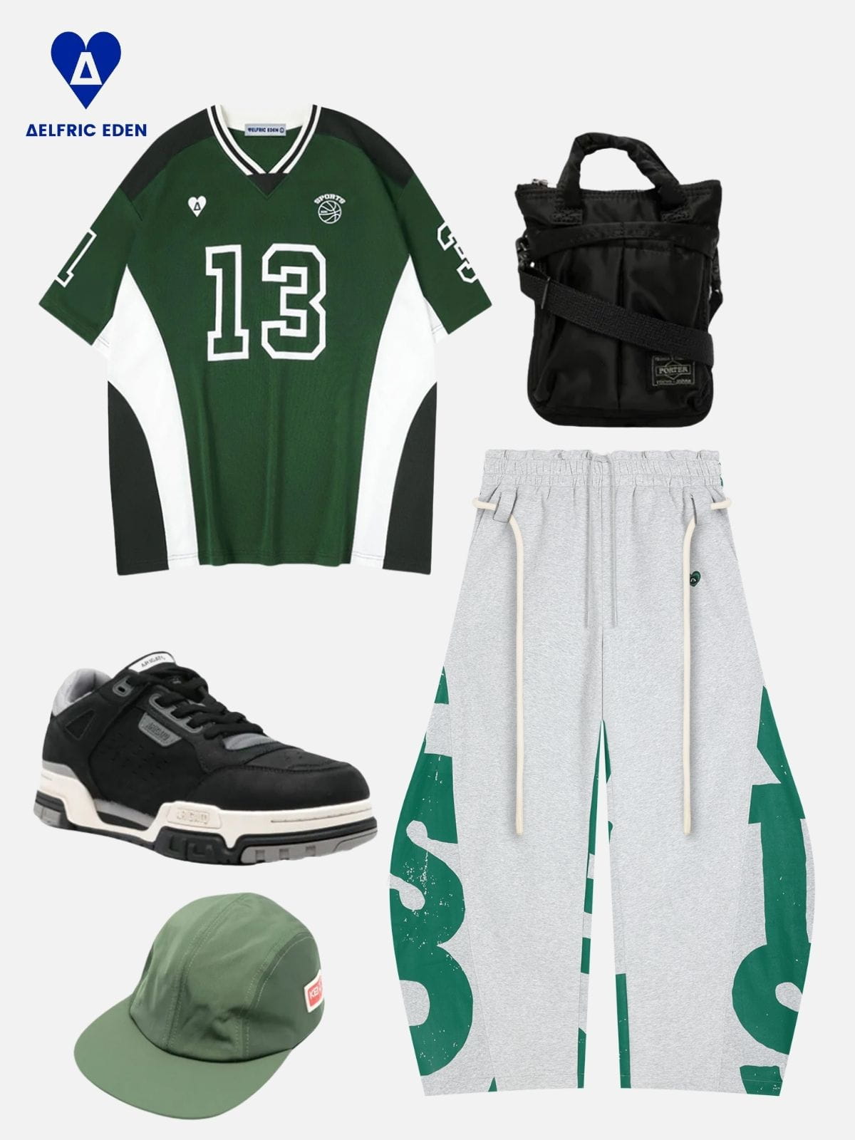 Aelfric Eden Graffiti Super Baaggy Barrel Sweatpants - Image 6