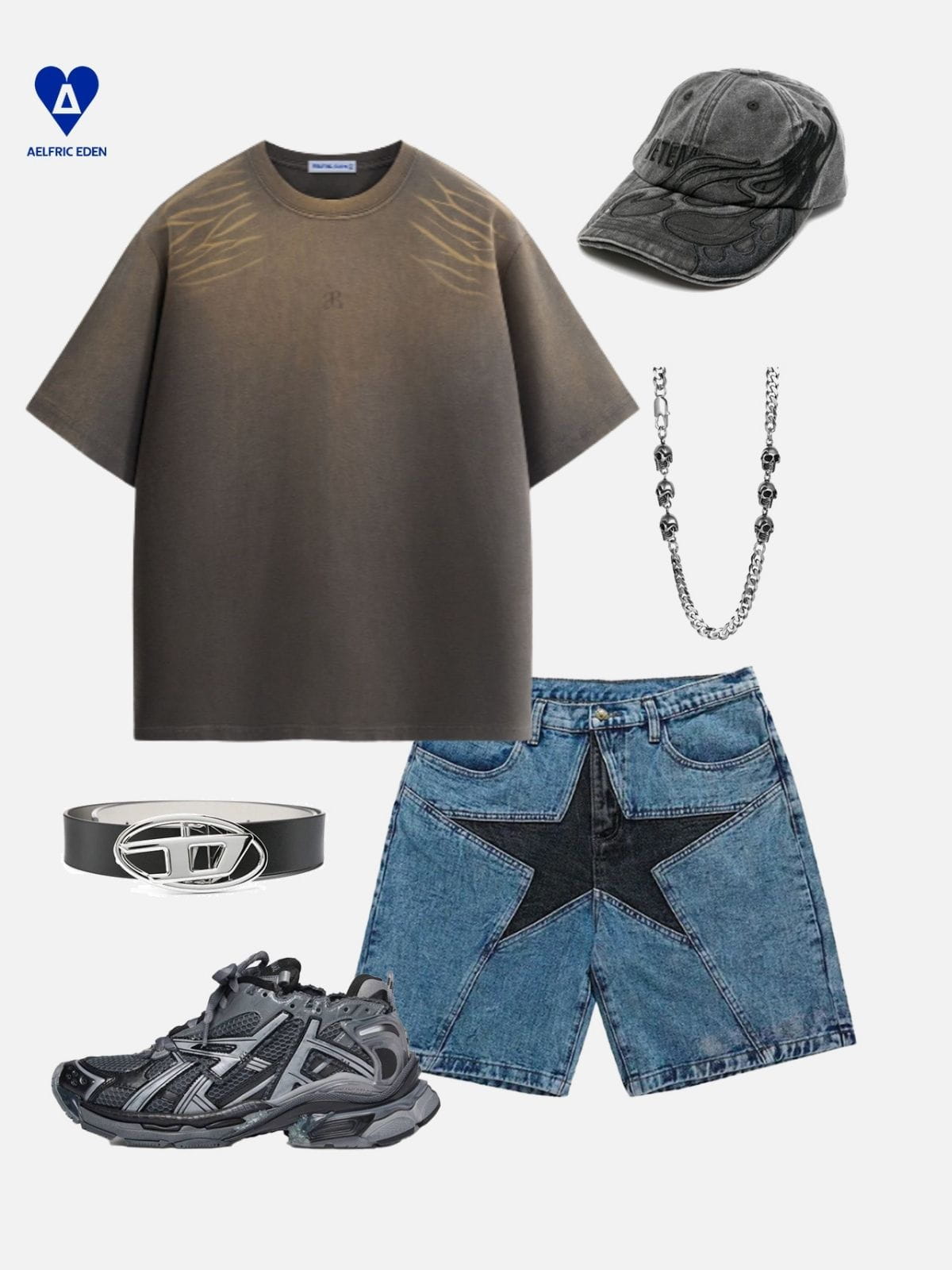 Aelfric Eden Essential Gradient Washed Tee - Image 2